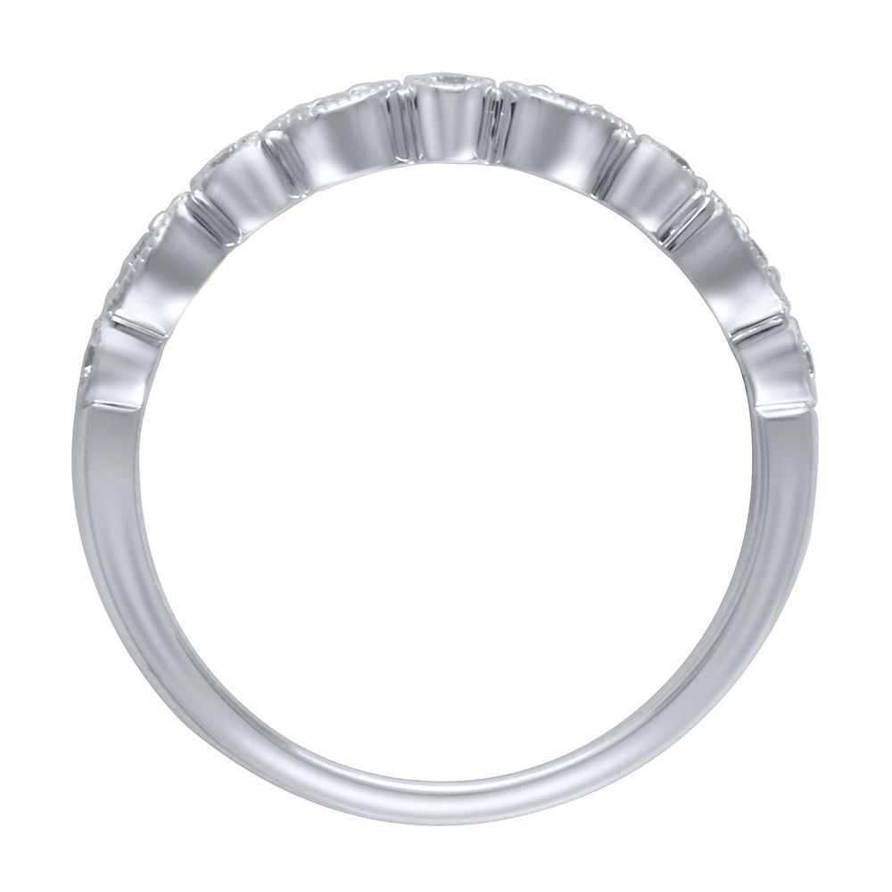 1/8 ct. tw. Diamond Band in 10K White Gold