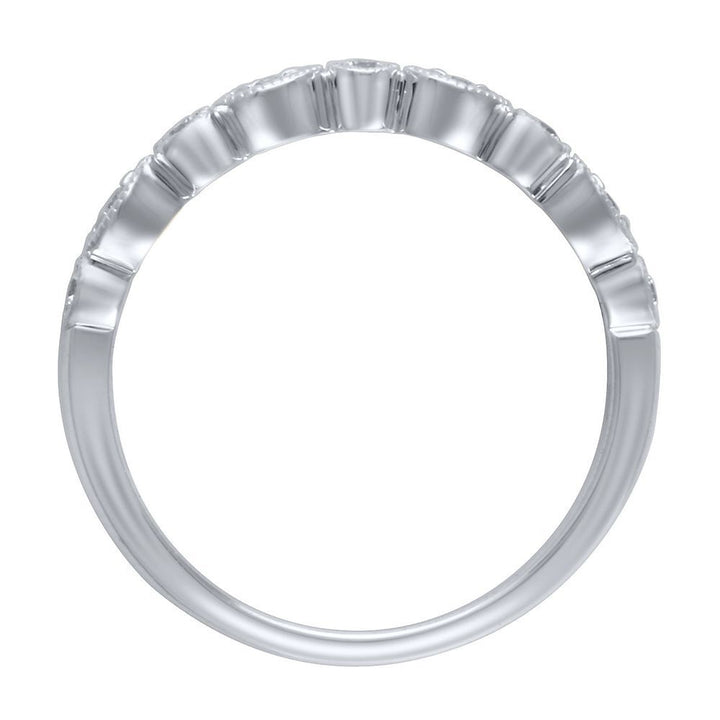 1/8 ct. tw. Diamond Band in 10K White Gold