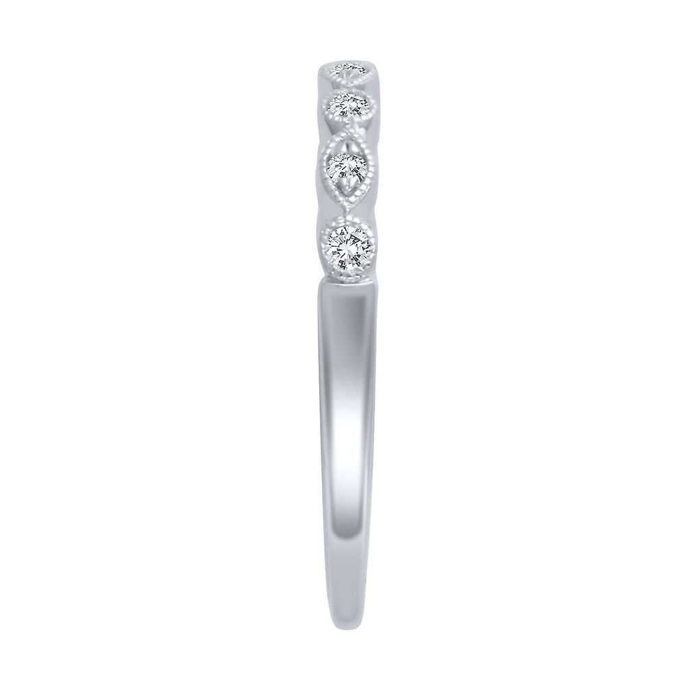 1/8 ct. tw. Diamond Band in 10K White Gold