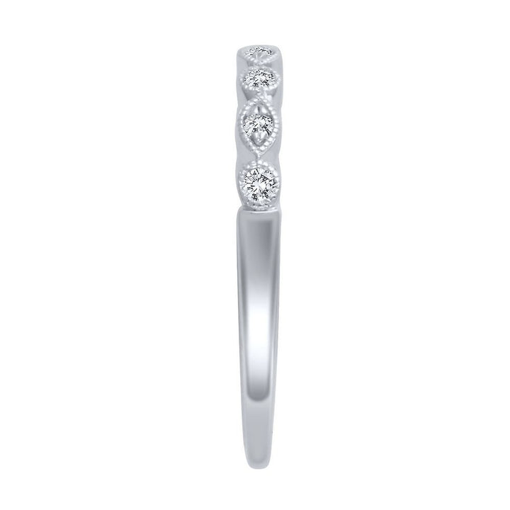 1/8 ct. tw. Diamond Band in 10K White Gold