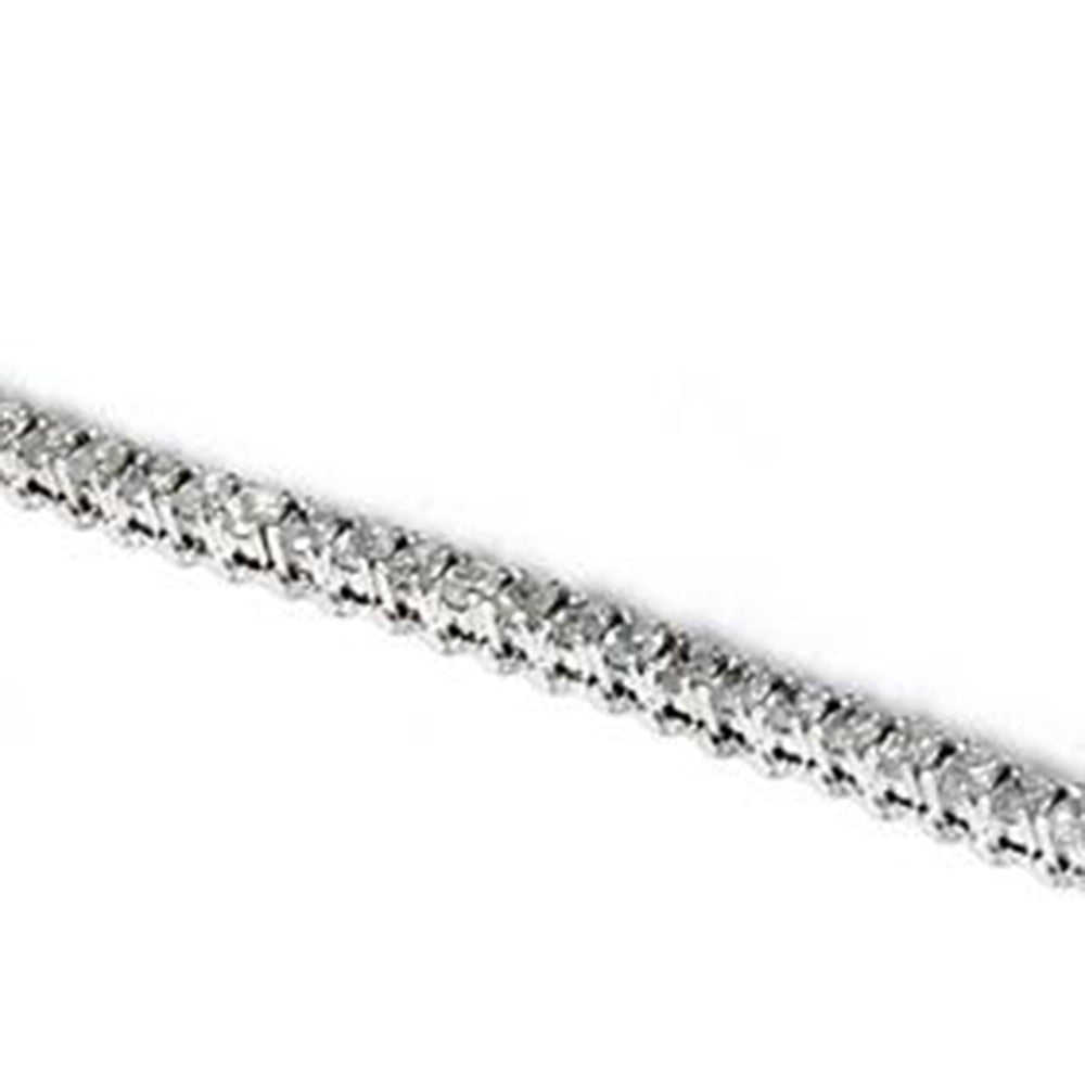 6ct TDW Diamond Tennis Bracelet 14K White Gold 7 Inches
