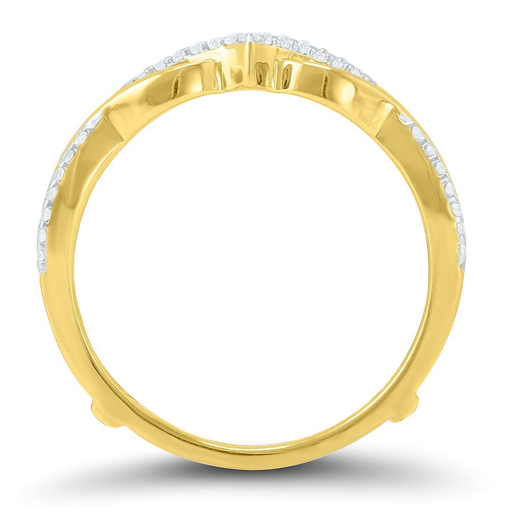 1/5 ct. tw. Diamond Ring Enhancer in 10K Yellow Gold