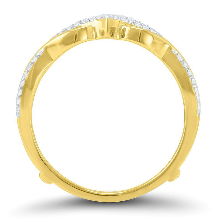 1/5 ct. tw. Diamond Ring Enhancer in 10K Yellow Gold