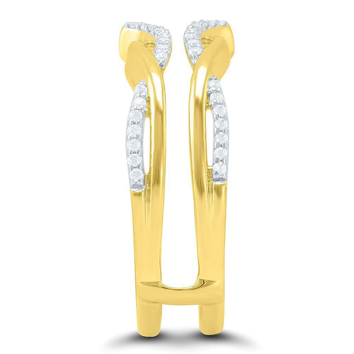 1/5 ct. tw. Diamond Ring Enhancer in 10K Yellow Gold