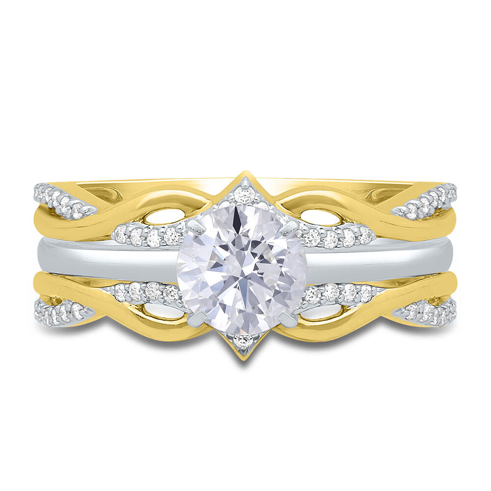 1/5 ct. tw. Diamond Ring Enhancer in 10K Yellow Gold