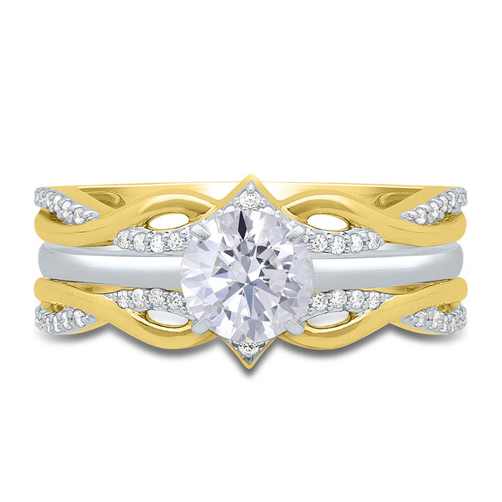1/5 ct. tw. Diamond Ring Enhancer in 10K Yellow Gold