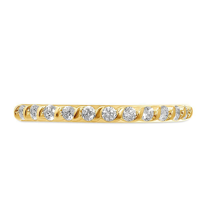 1/4 ct. tw. Diamond Band in 10K Yellow Gold