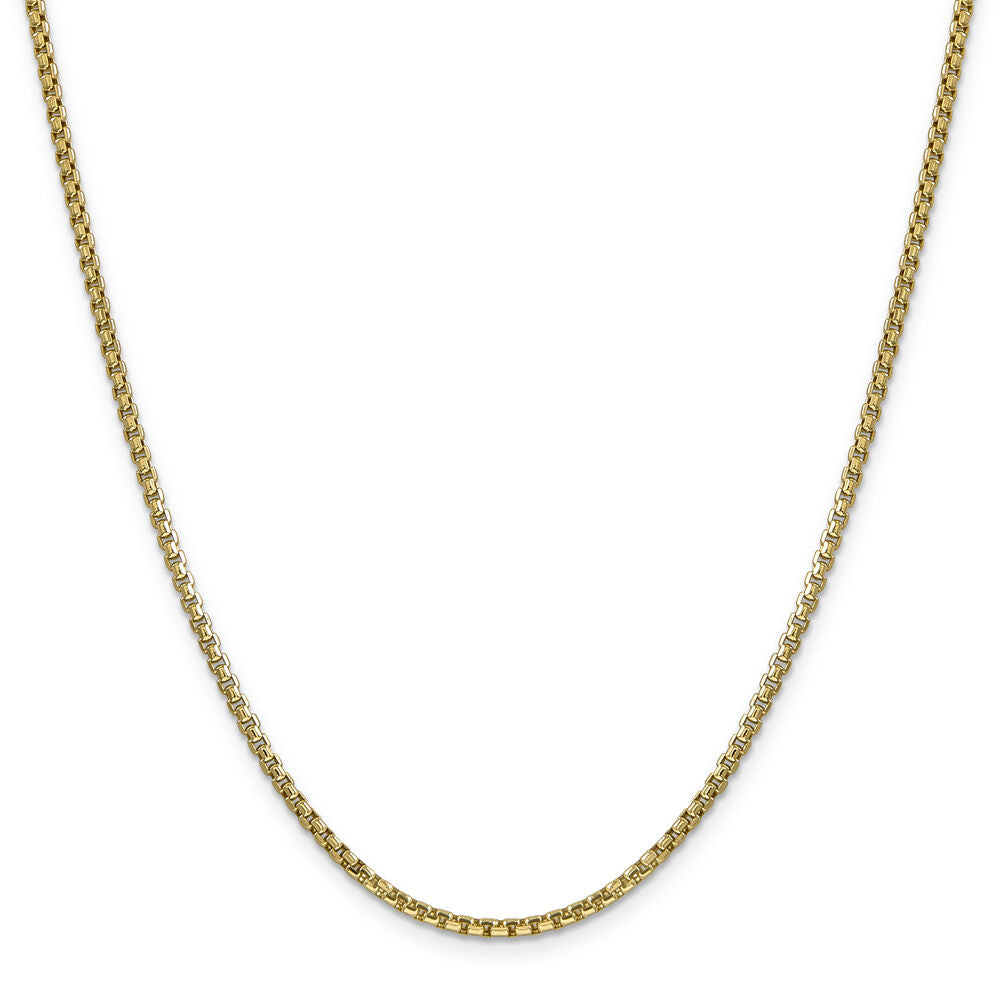 Box Chain in 14K Yellow Gold, 24"