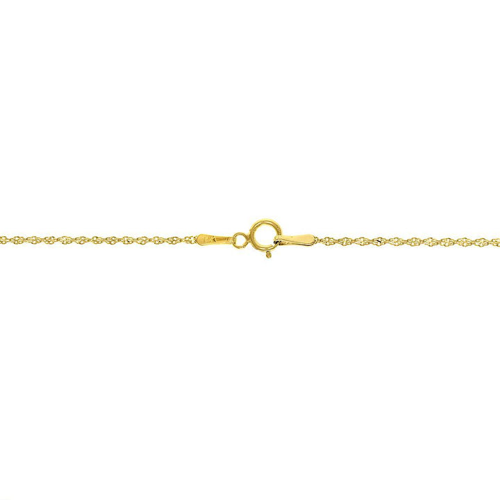 Singapore Chain in 14K Yellow Gold, 18"