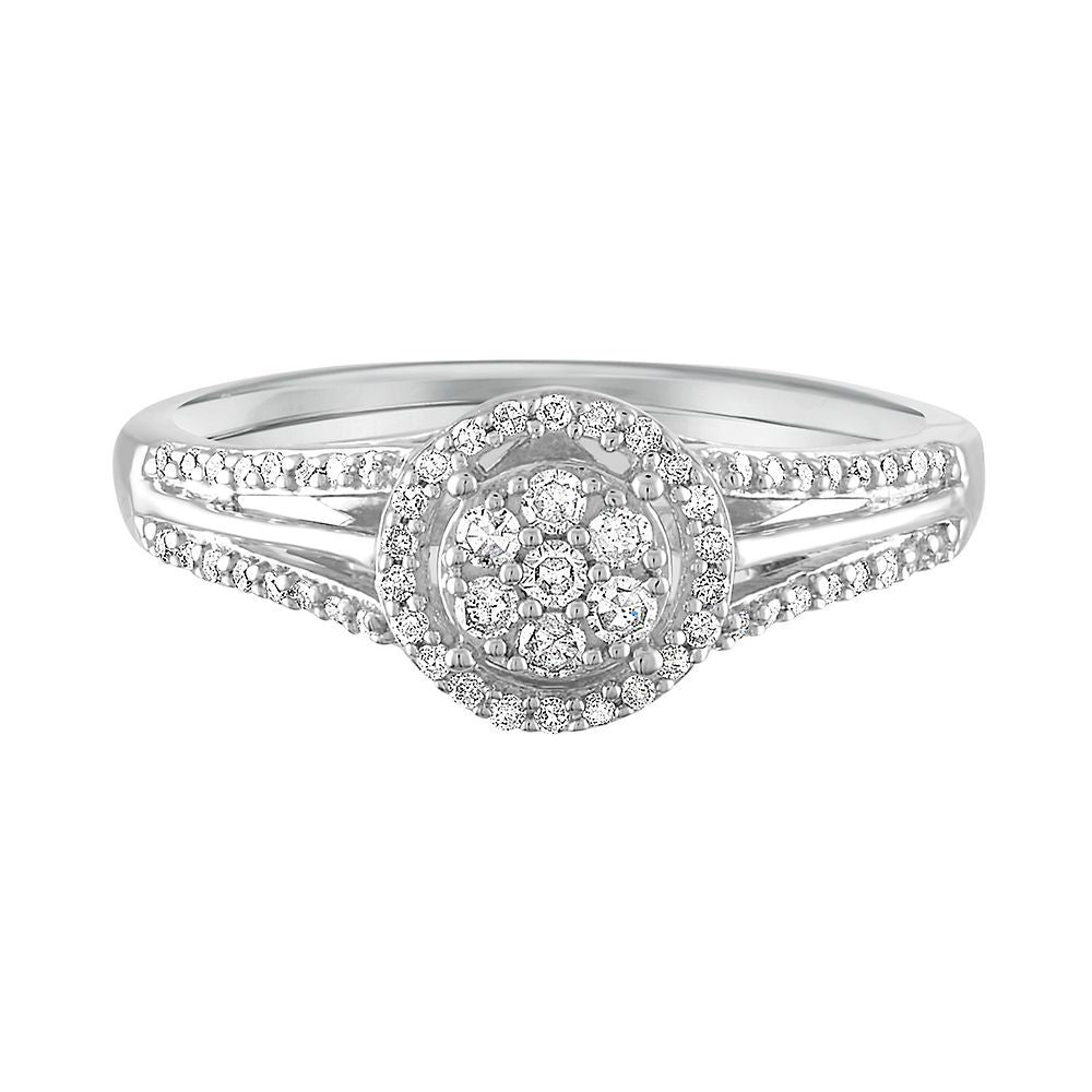 1/4 ct. tw. Diamond Promise Ring in Sterling Silver