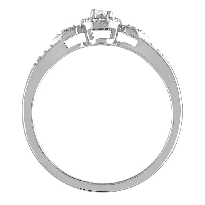 1/10 ct. tw. Diamond Promise Ring in Sterling Silver