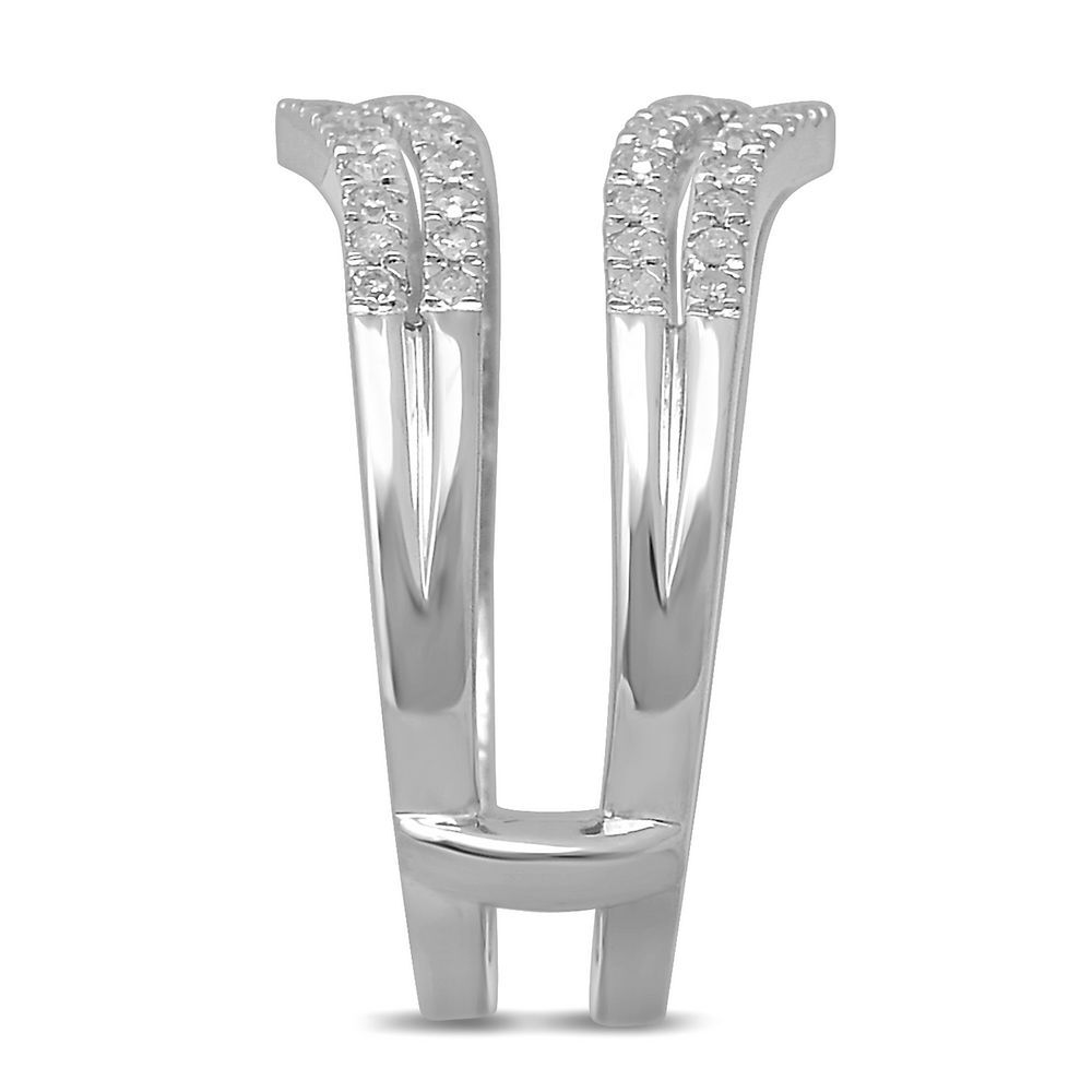 1/3 ct. tw. Diamond Ring Enhancer in 14K White Gold