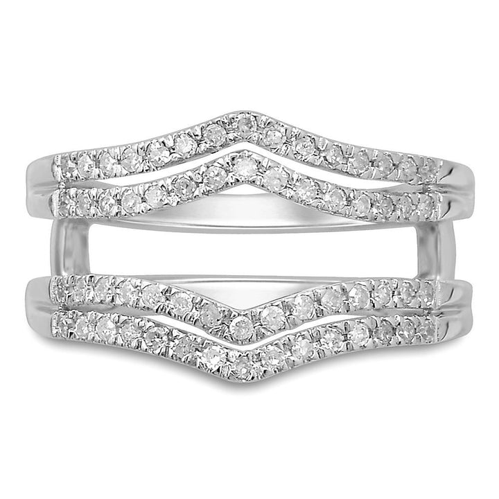 1/3 ct. tw. Diamond Ring Enhancer in 14K White Gold