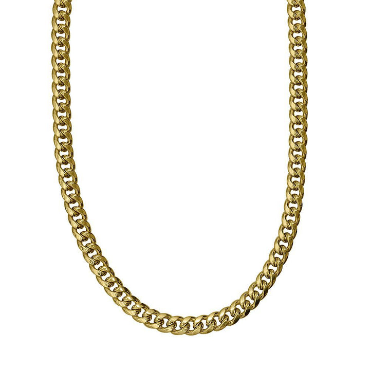 Miami Cuban Link Chain in 14K Yellow Gold, 24"