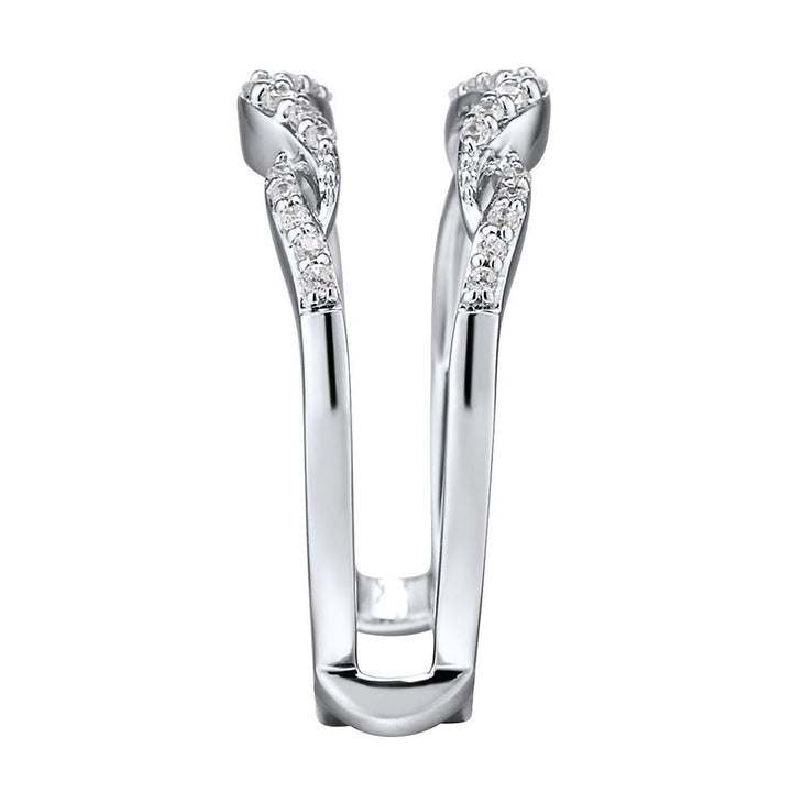 1/4 ct. tw. Diamond Ring Enhancer in 10K White Gold