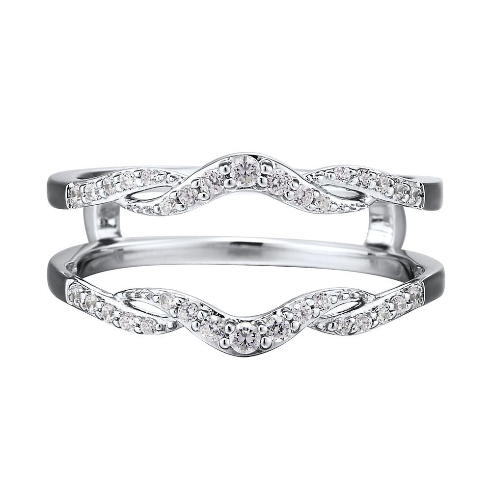 1/4 ct. tw. Diamond Ring Enhancer in 10K White Gold