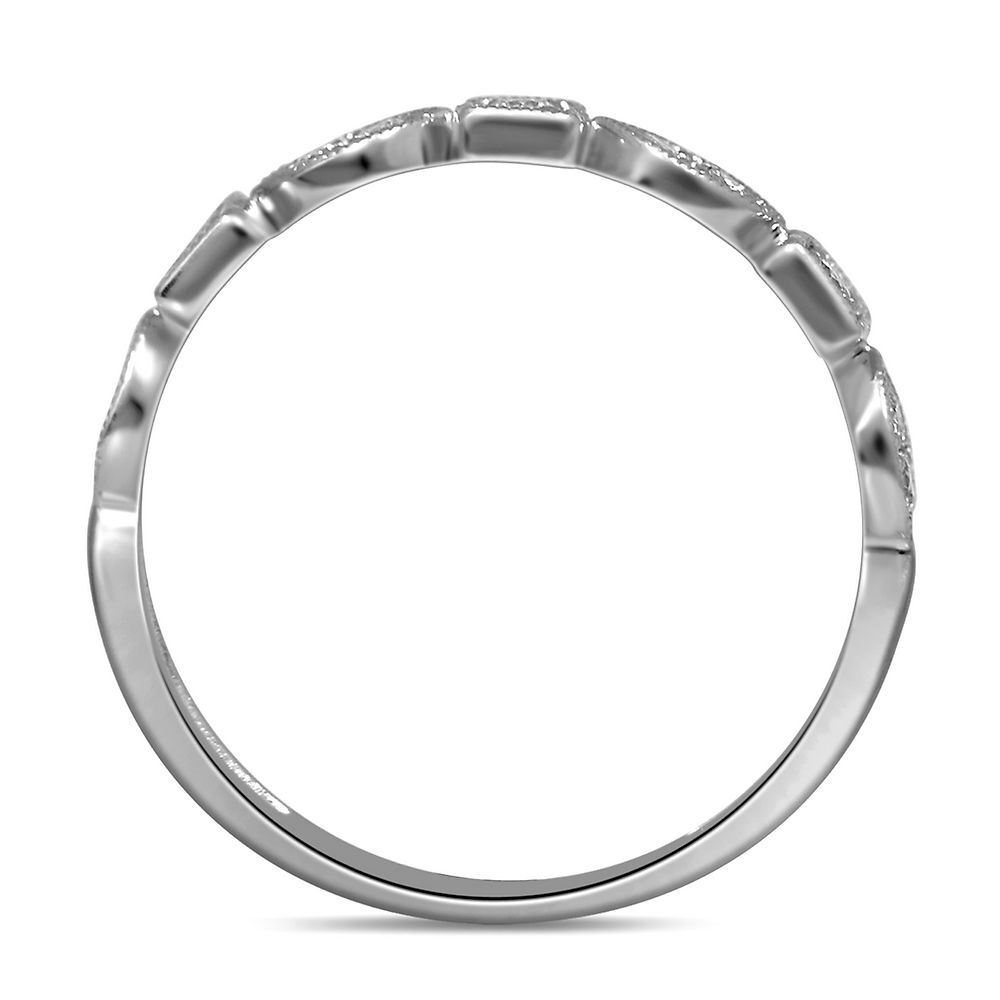 1/7 ct. tw. Diamond Stack Ring in 10K White Gold