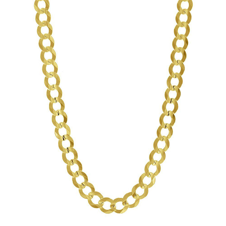 Curb Chain in 14K Yellow Gold, 8.2mm, 24"