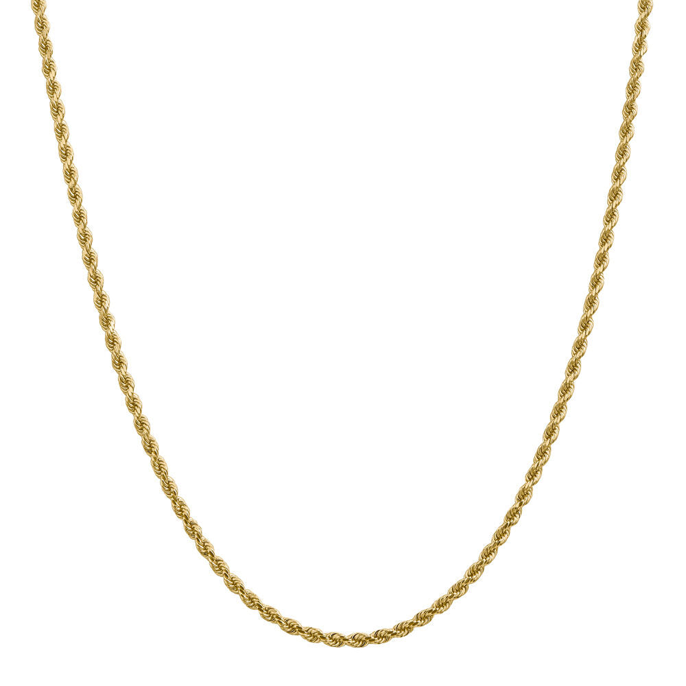Rope Chain in 14K Yellow Gold, 24"