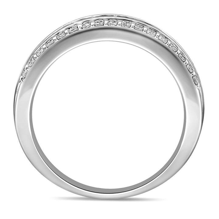 1/2 ct. tw. Diamond Illusion Band in 10K White Gold