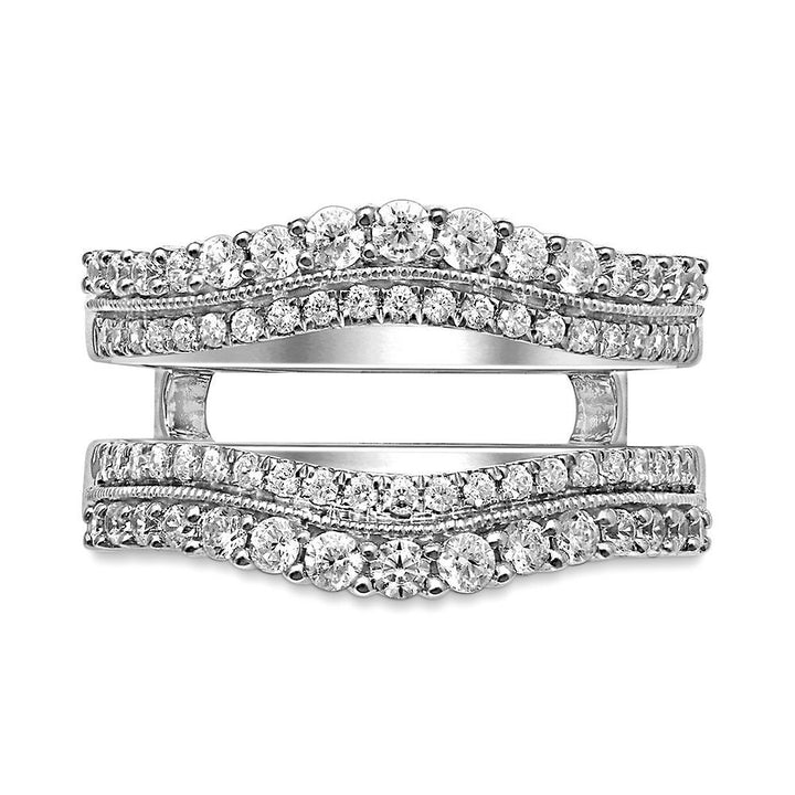 3/4 ct. tw. Diamond Ring Enhancer in 14K White Gold