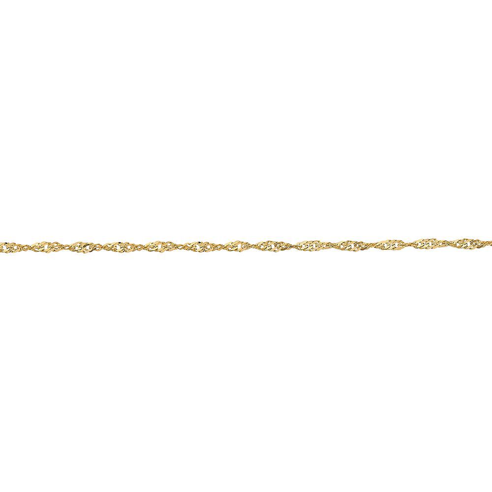 Tricolor Heart Necklace in 14K Gold
