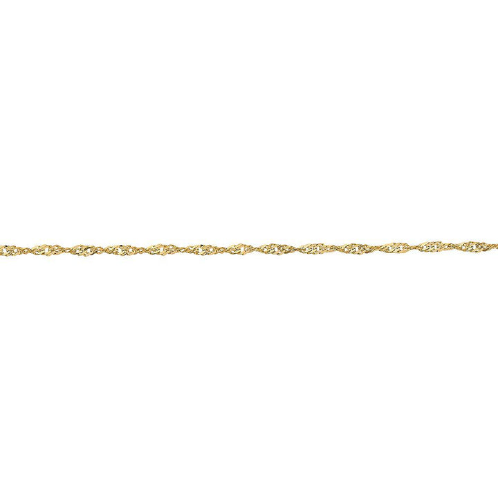 Tricolor Heart Necklace in 14K Gold