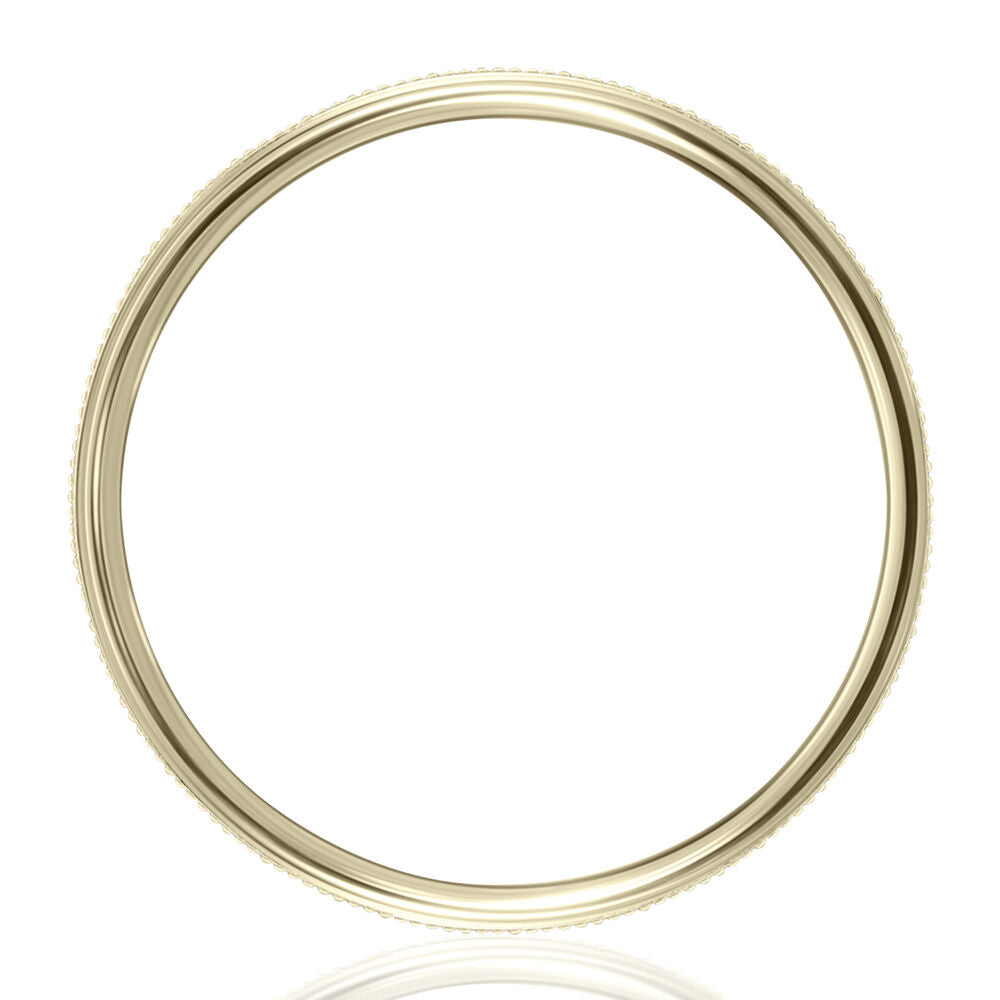 Rope Wedding Band in 14K Yellow Gold