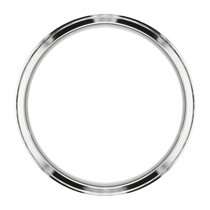 Wedding Band in 10K White Gold, 8MM