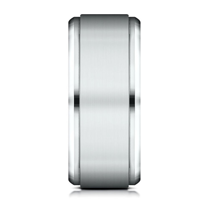 Wedding Band in 10K White Gold, 8MM