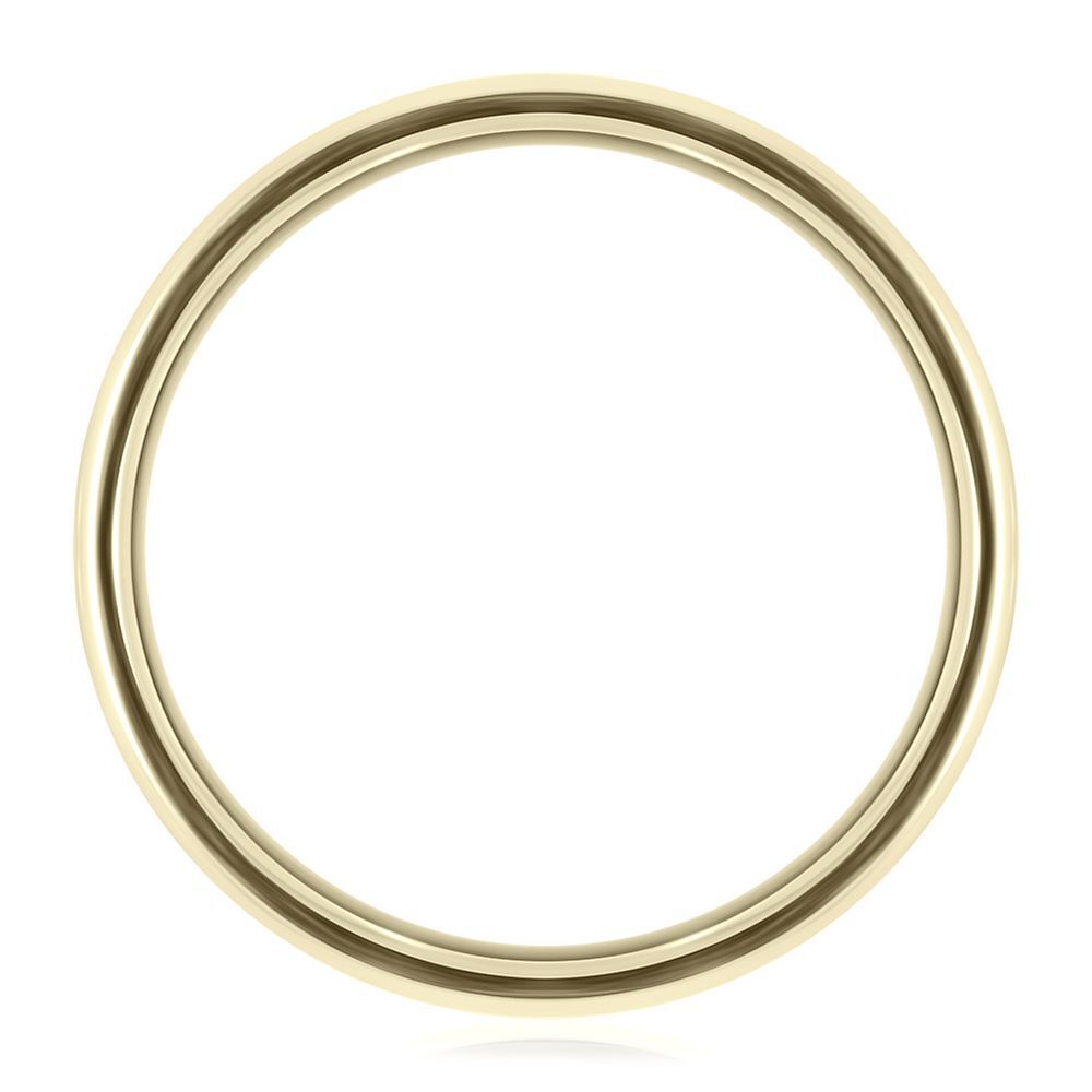 Wedding Band in 10K Yellow Gold, 6MM