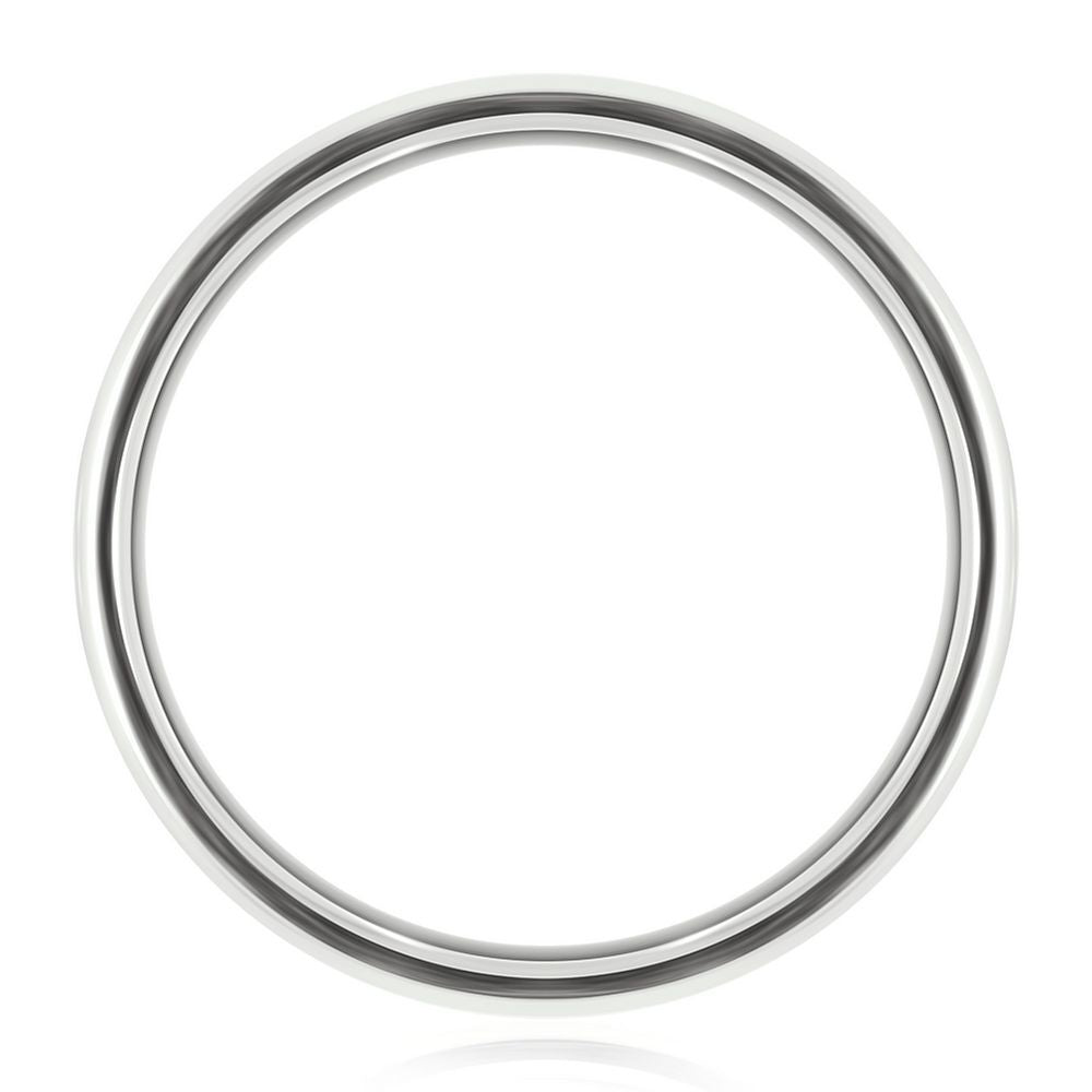 Wedding Band in 10K White Gold, 6MM