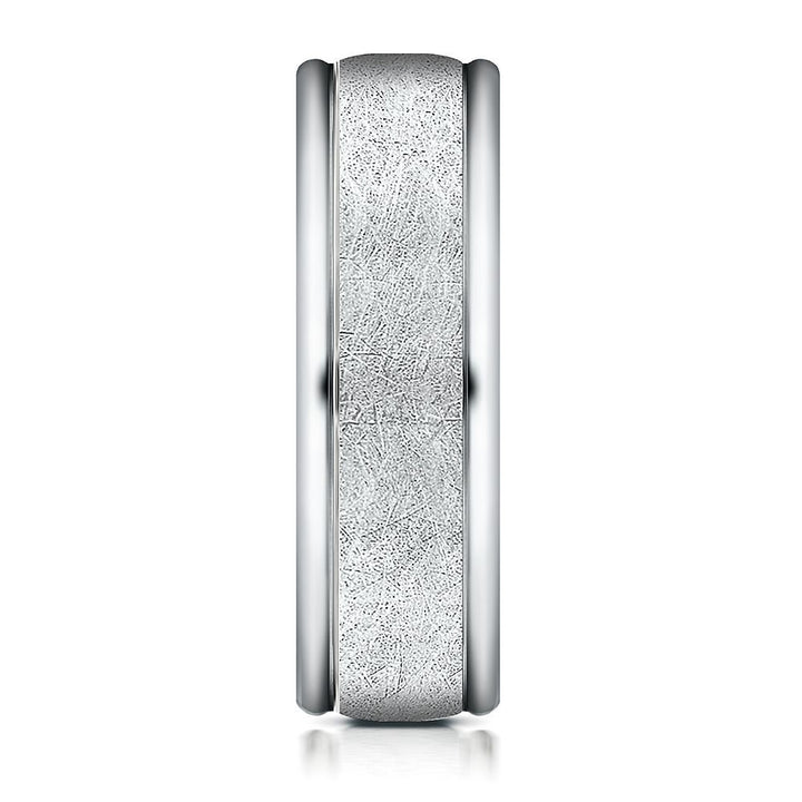 Wedding Band in 10K White Gold, 6MM