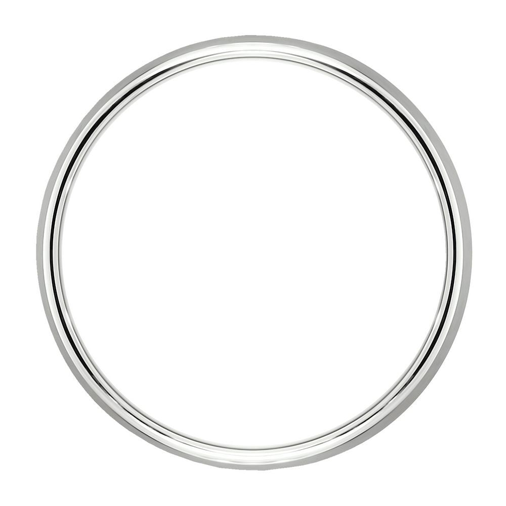 Wedding Band in 14K White Gold, 6.5MM