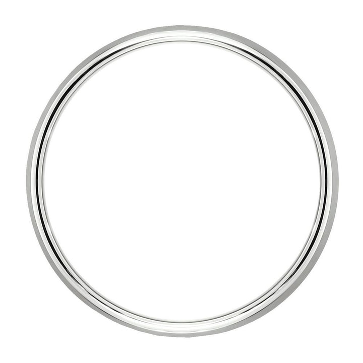 Wedding Band in 14K White Gold, 6.5MM