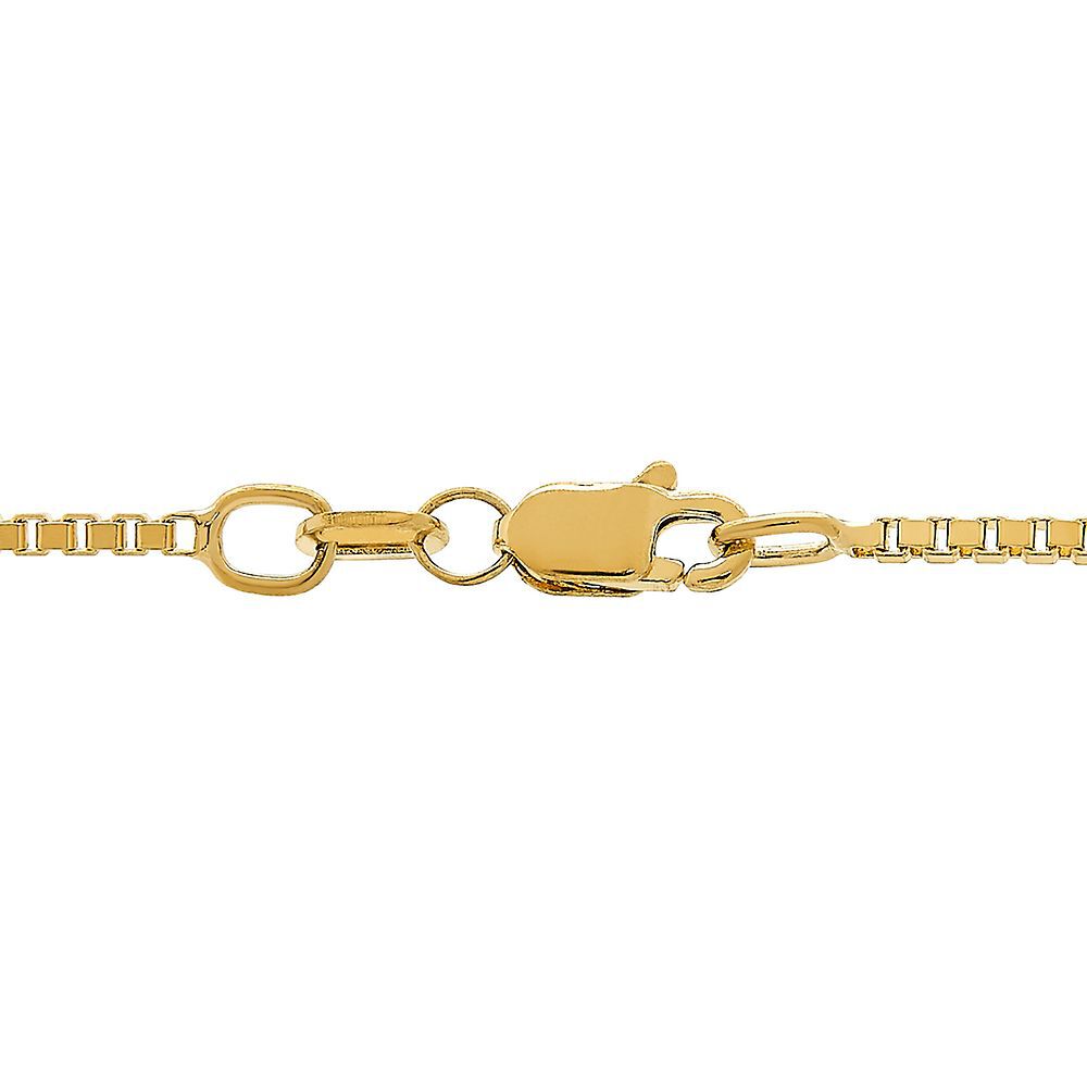 Box Chain in 14K Yellow Gold, 18"