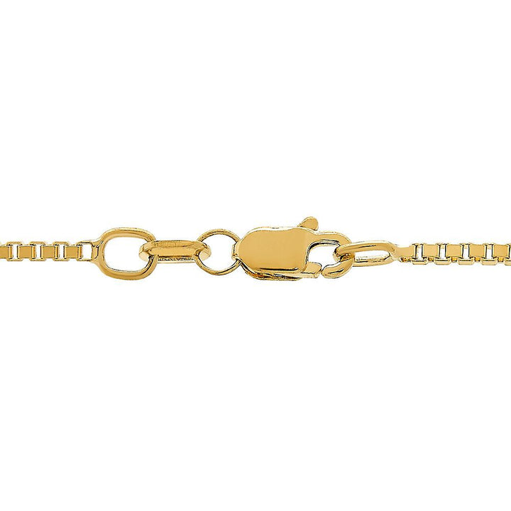 Box Chain in 14K Yellow Gold, 18"