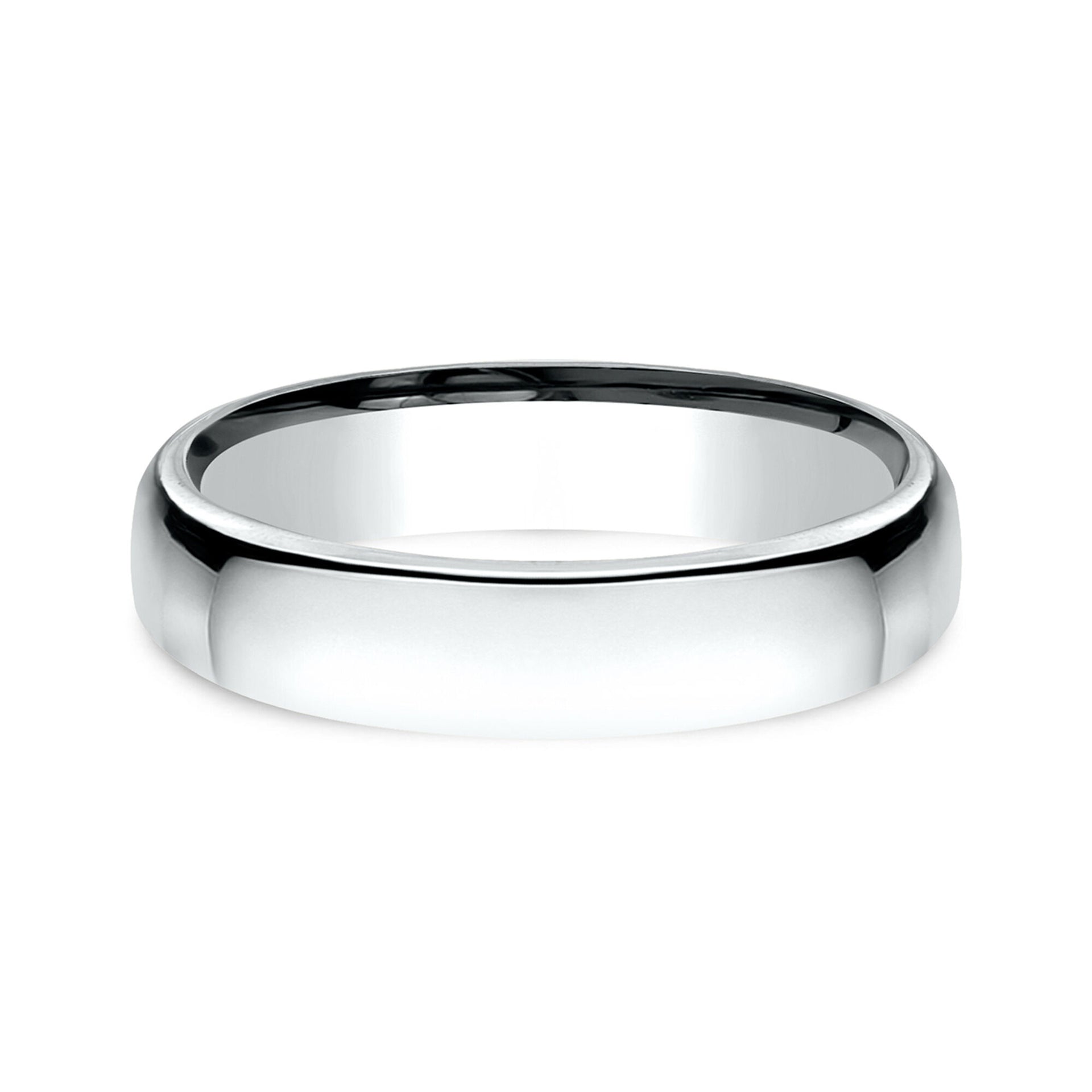 Wedding Band in 14K White Gold, 4.5MM