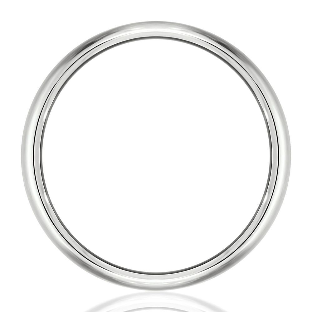 Wedding Band in 14K White Gold, 6.5MM