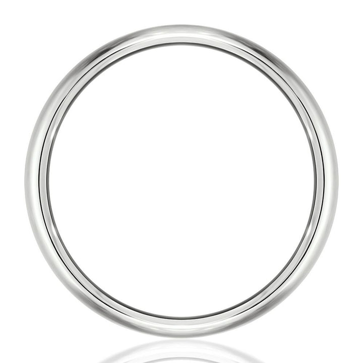 Wedding Band in 14K White Gold, 6.5MM