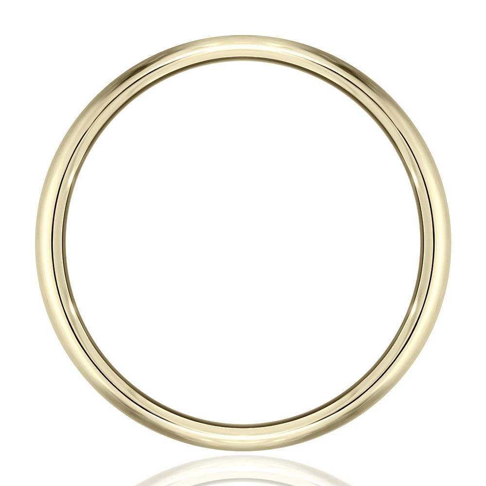 Wedding Band in 14K Yellow Gold, 6.5MM