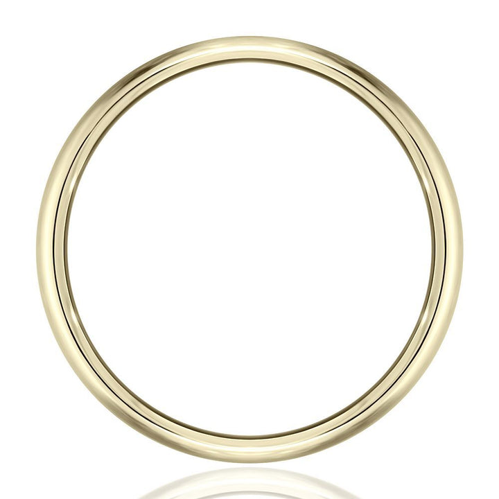 Wedding Band in 14K Yellow Gold, 6.5MM