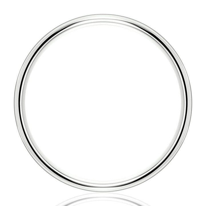 Wedding Band in 10K White Gold, 4MM