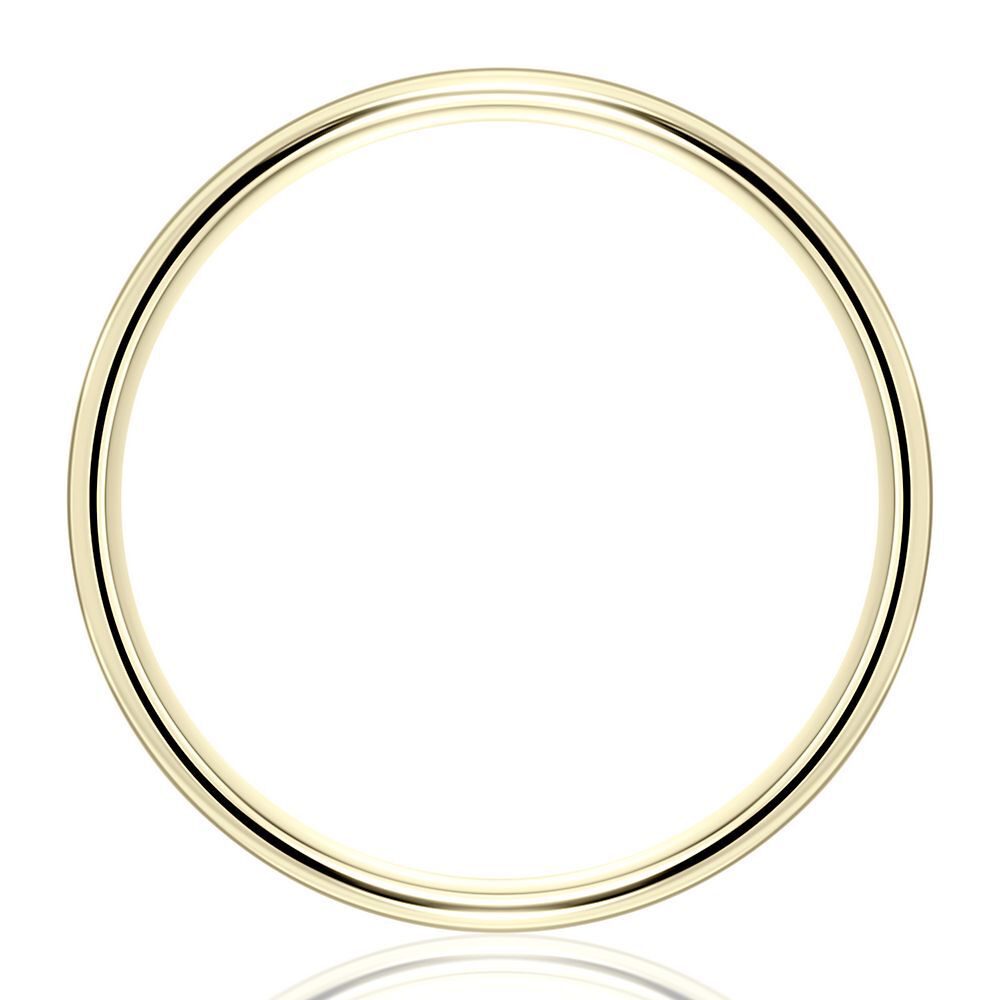 Wedding Band in 10K Yellow Gold, 6MM