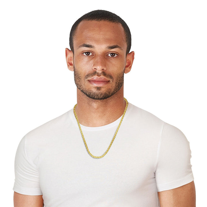 Franco Chain in 14K Yellow Gold, 22"