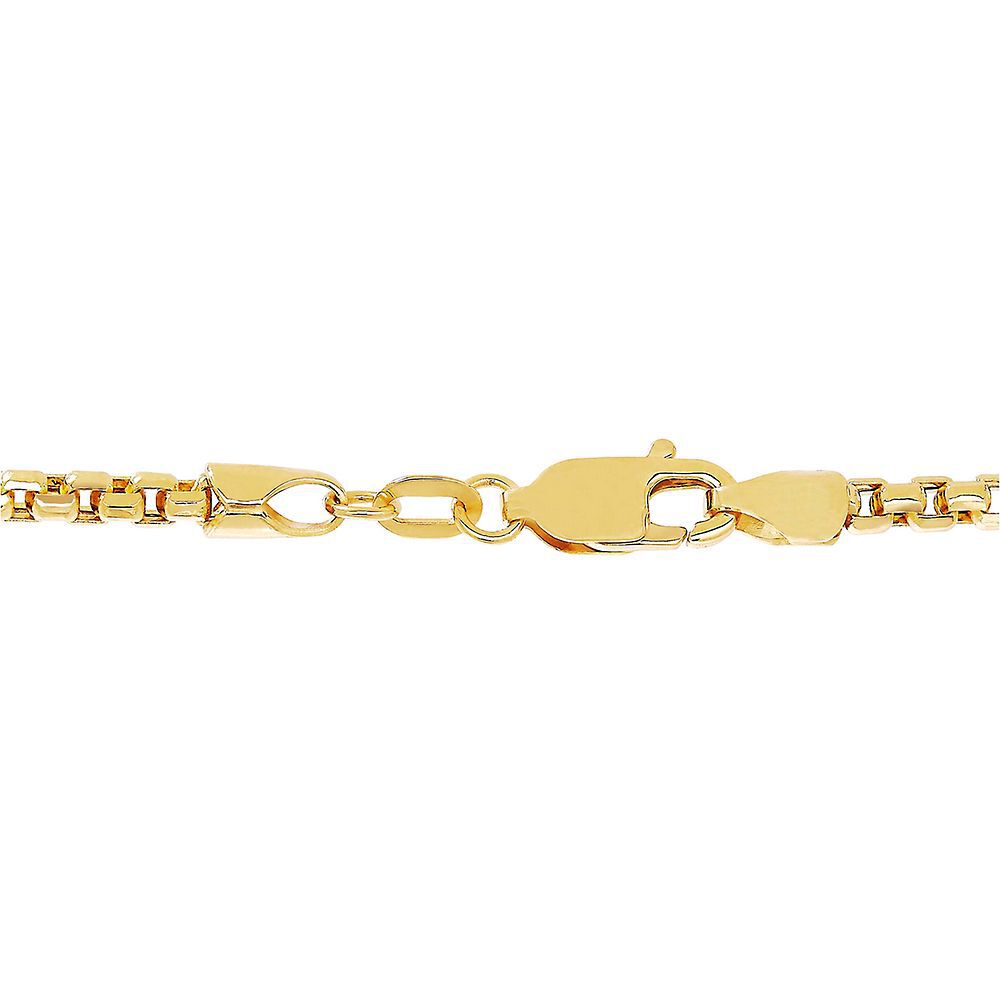 Rounded Box Chain in 14K Yellow Gold, 22"