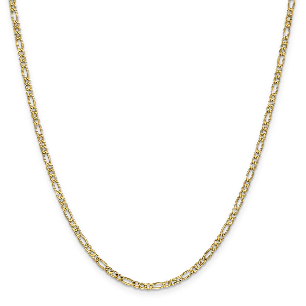 Figaro Chain in 14K Yellow Gold, 20"