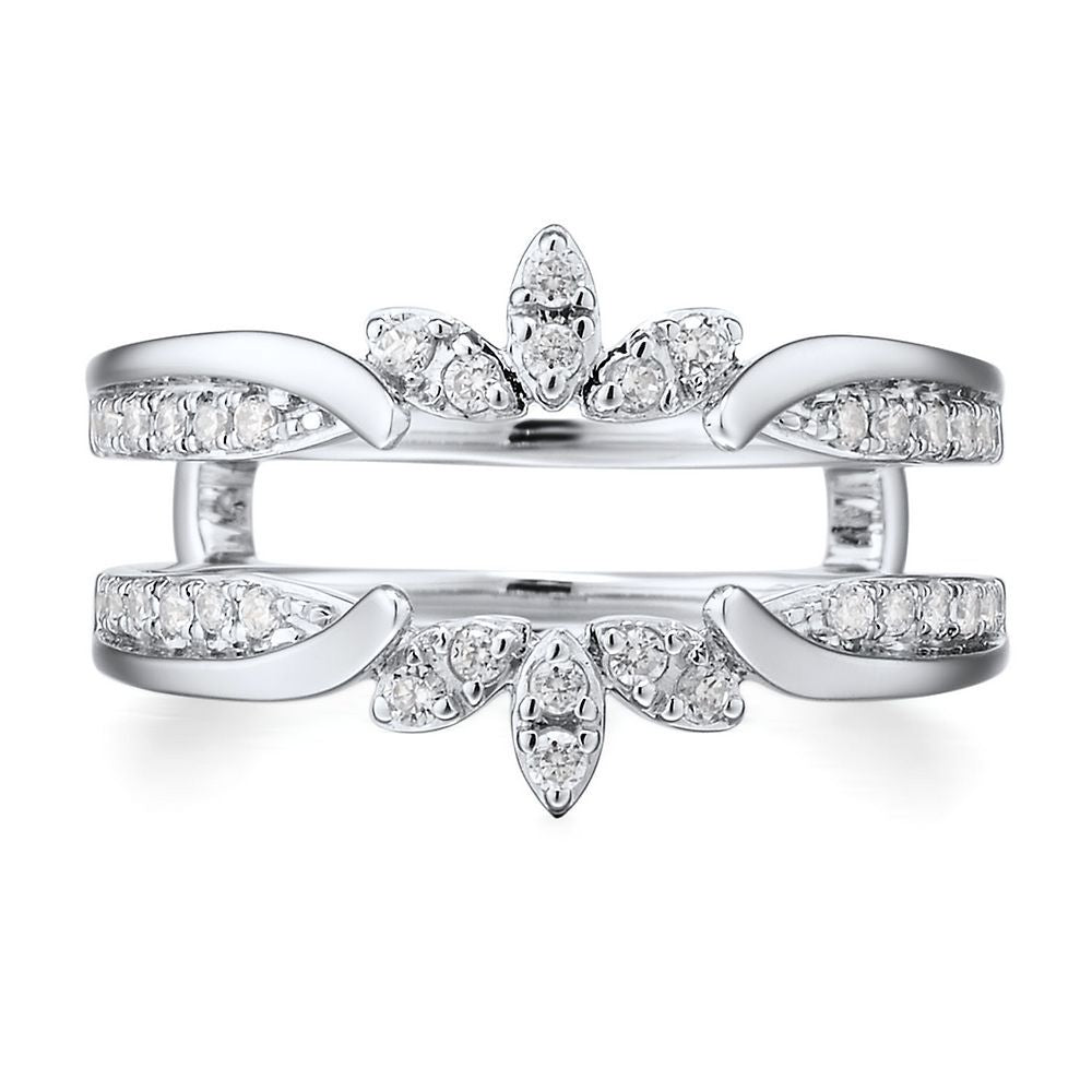 1/3 ct. tw. Diamond Ring Enhancer in 10K White Gold