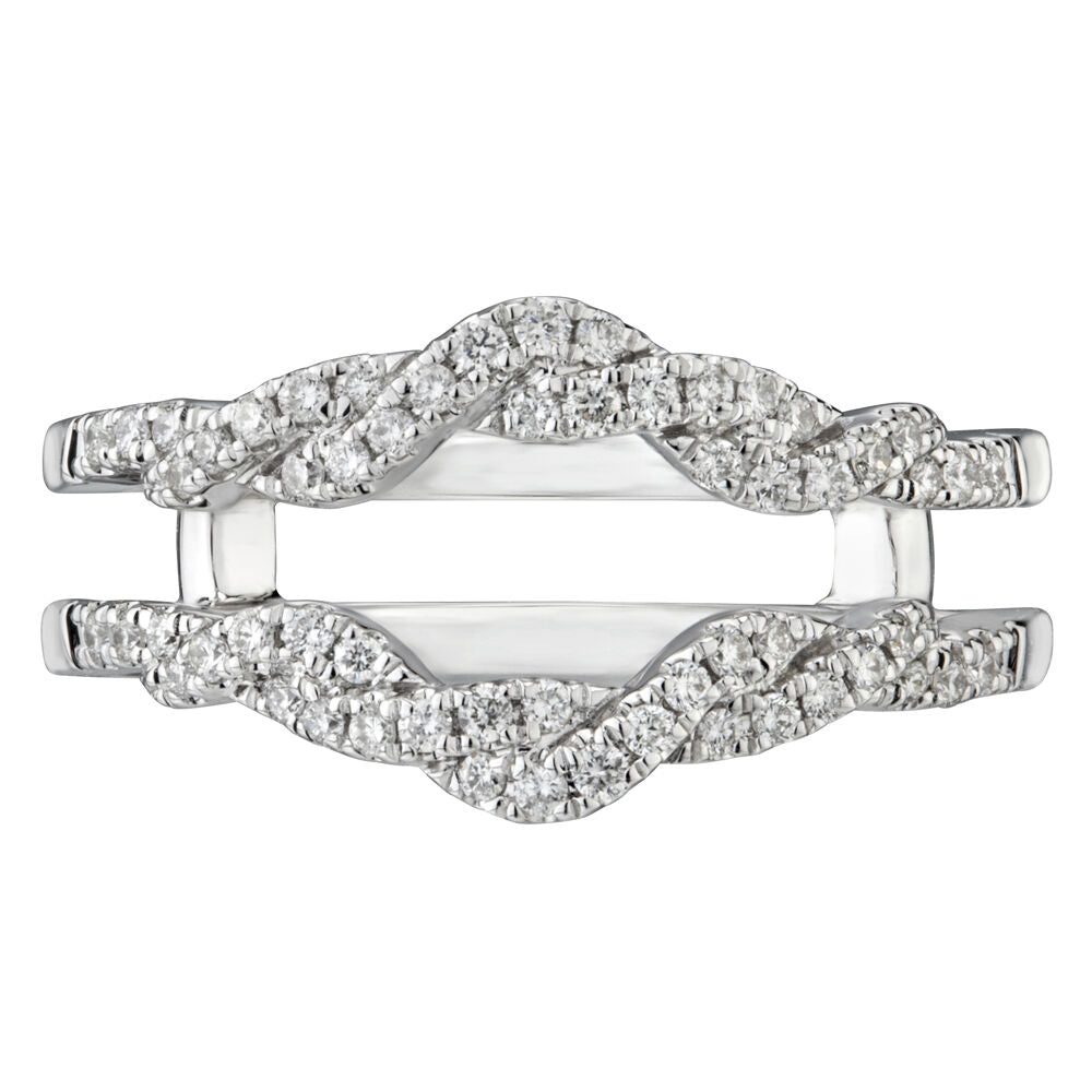 Diamond Insert in 14K White Gold (1/4 ct. tw.)