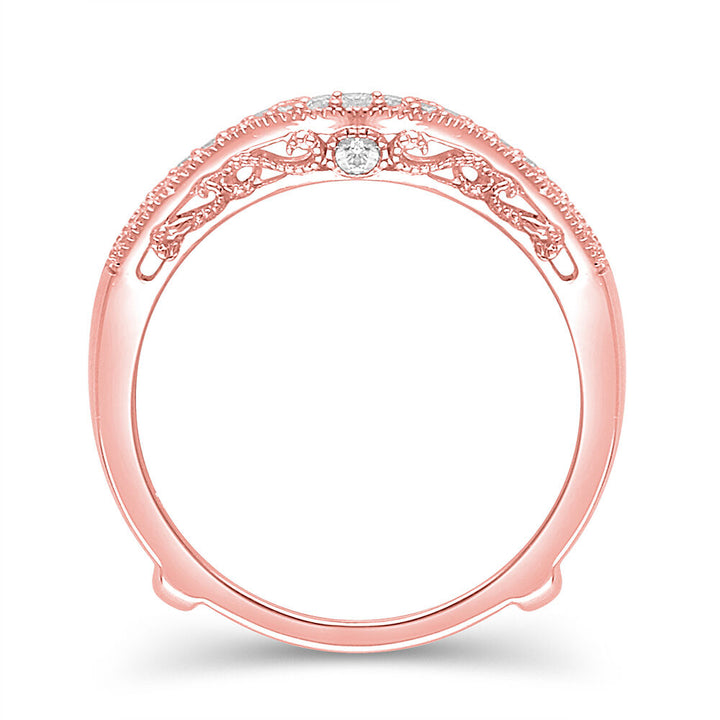 1/4 ct. tw. Diamond Ring Enhancer in 14K Rose Gold